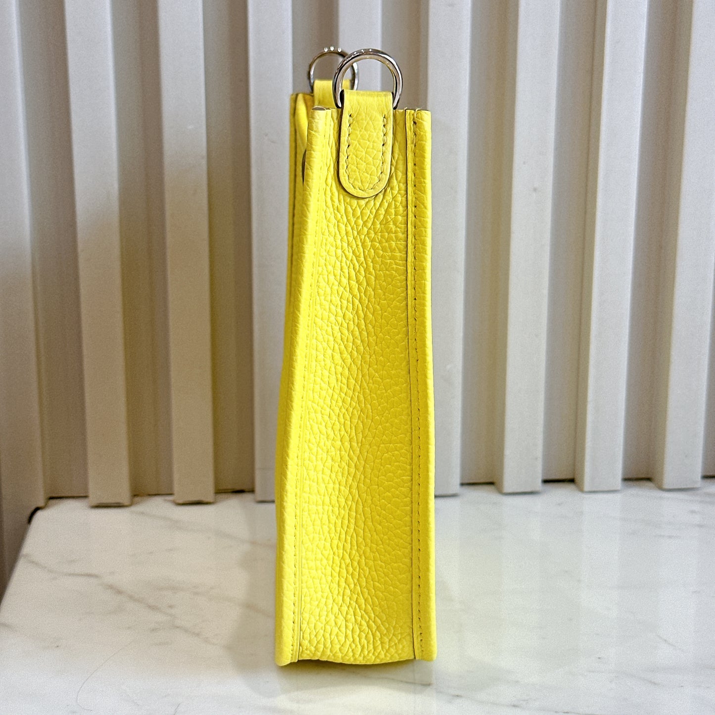 Hermes Mini Evelyn in Limoncello