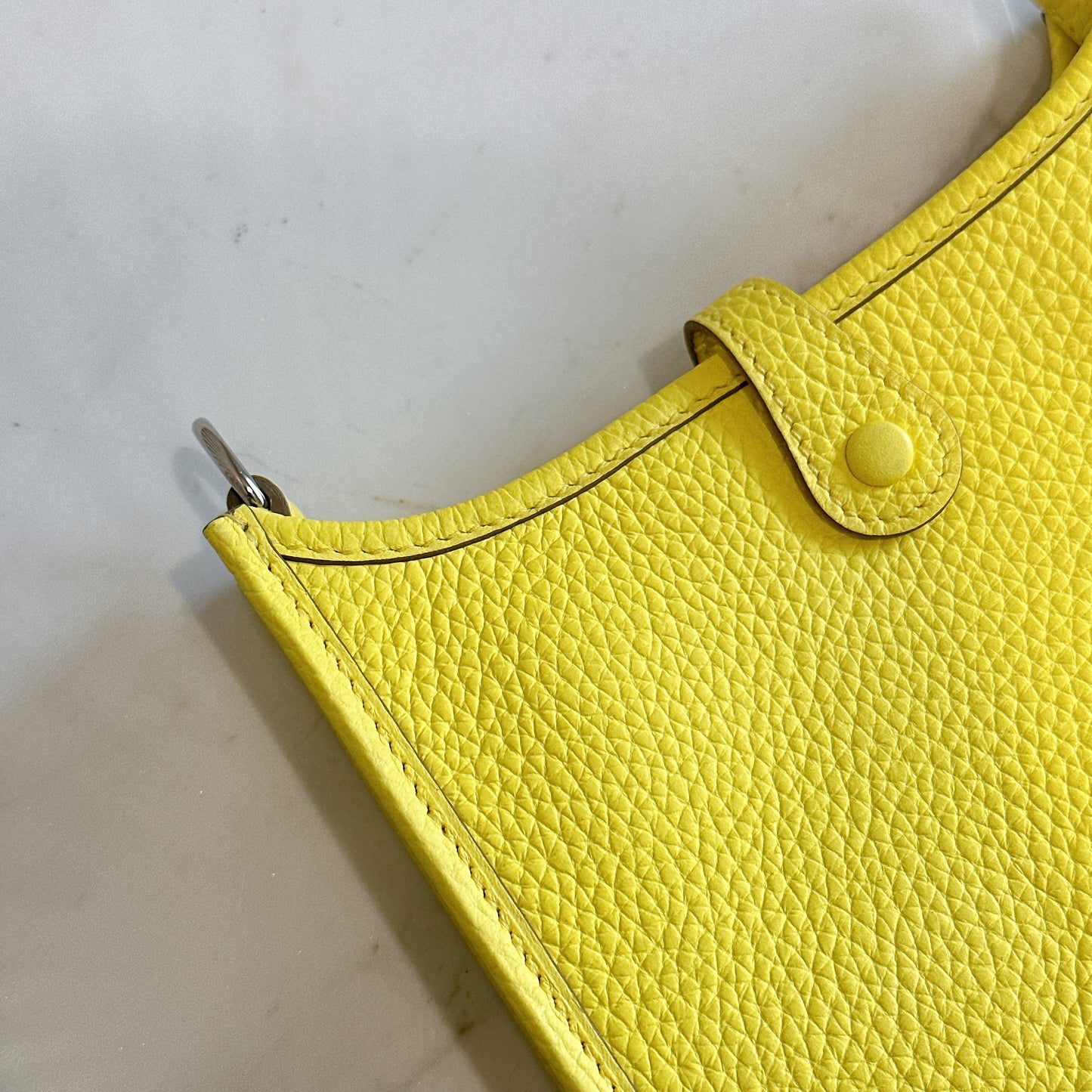 Hermes Mini Evelyn in Limoncello