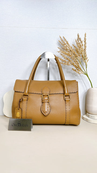 Fendi Selleria Linda Bag in Beige