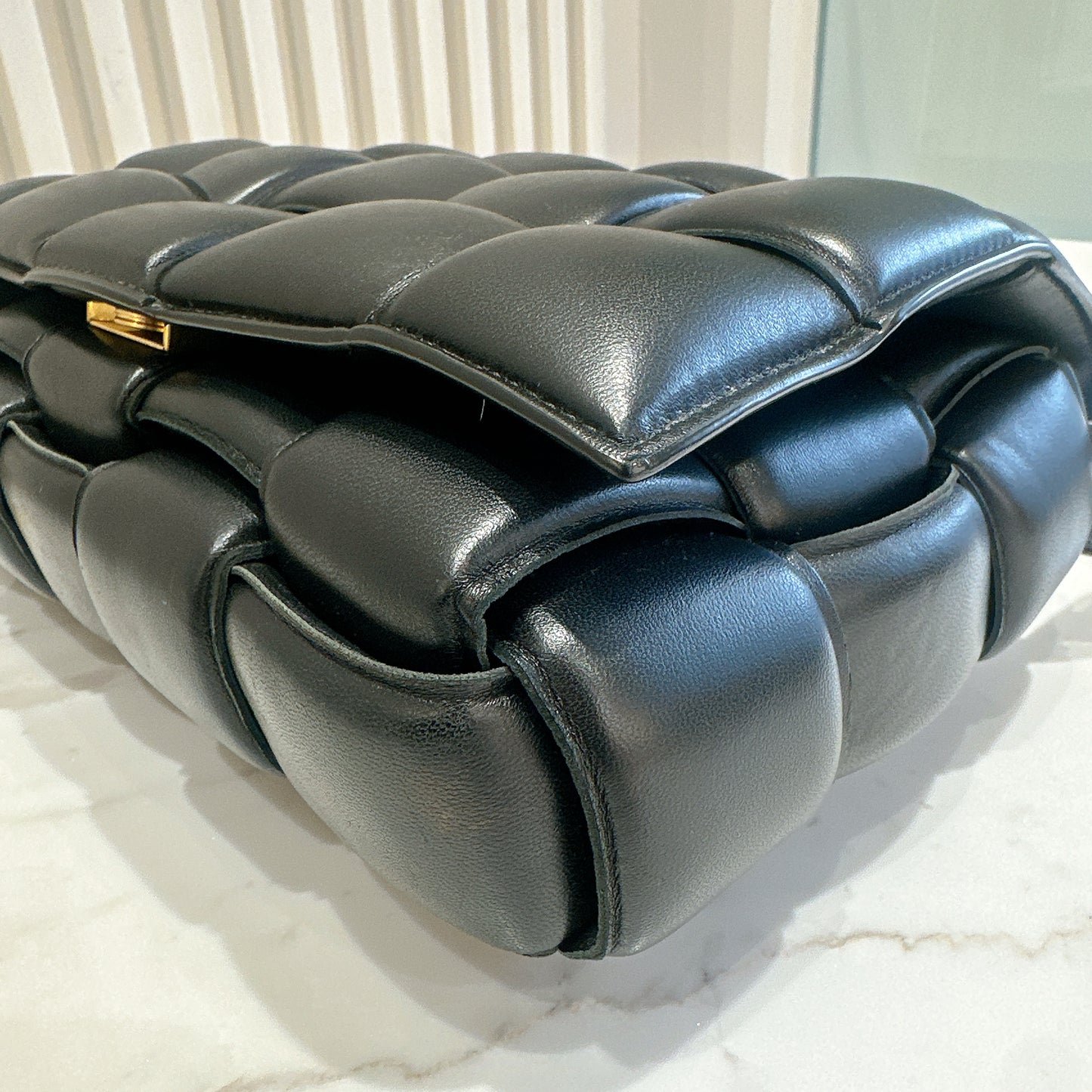 Bottega Veneta Padded Caseette in Black