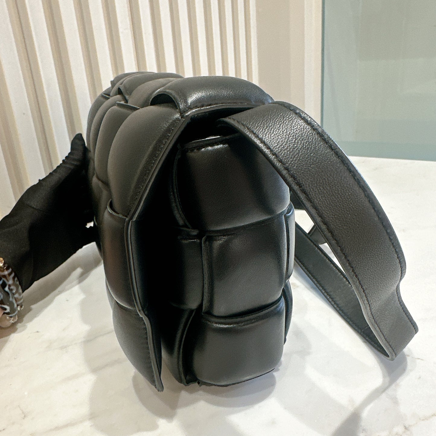 Bottega Veneta Padded Caseette in Black