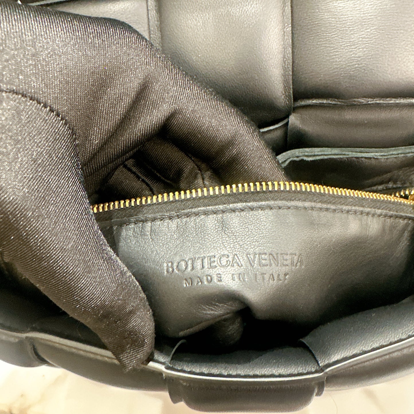 Bottega Veneta Padded Caseette in Black