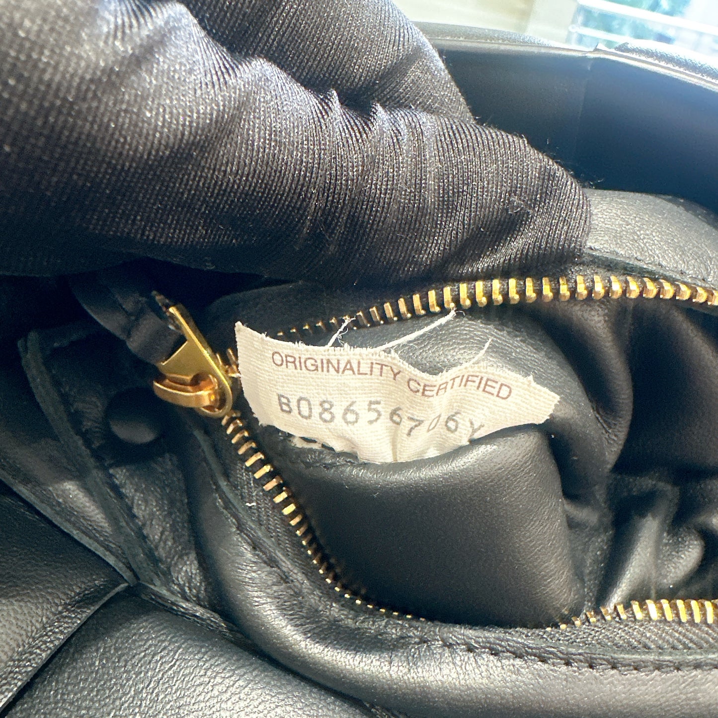 Bottega Veneta Padded Caseette in Black