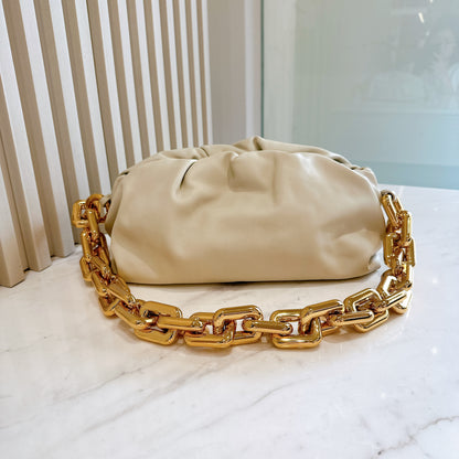 Bottega Veneta The Chain Pouch in White