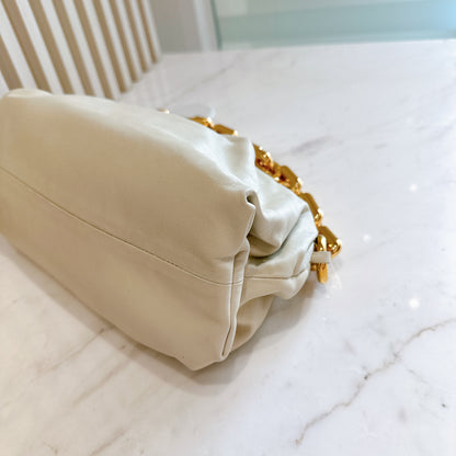 Bottega Veneta The Chain Pouch in White