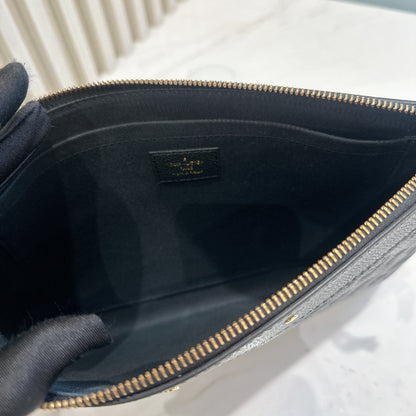 LV Daily Pouch in Black Monogram Empriente