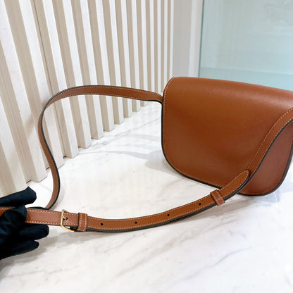 Celine Folco Cuir Tan in Calfskin