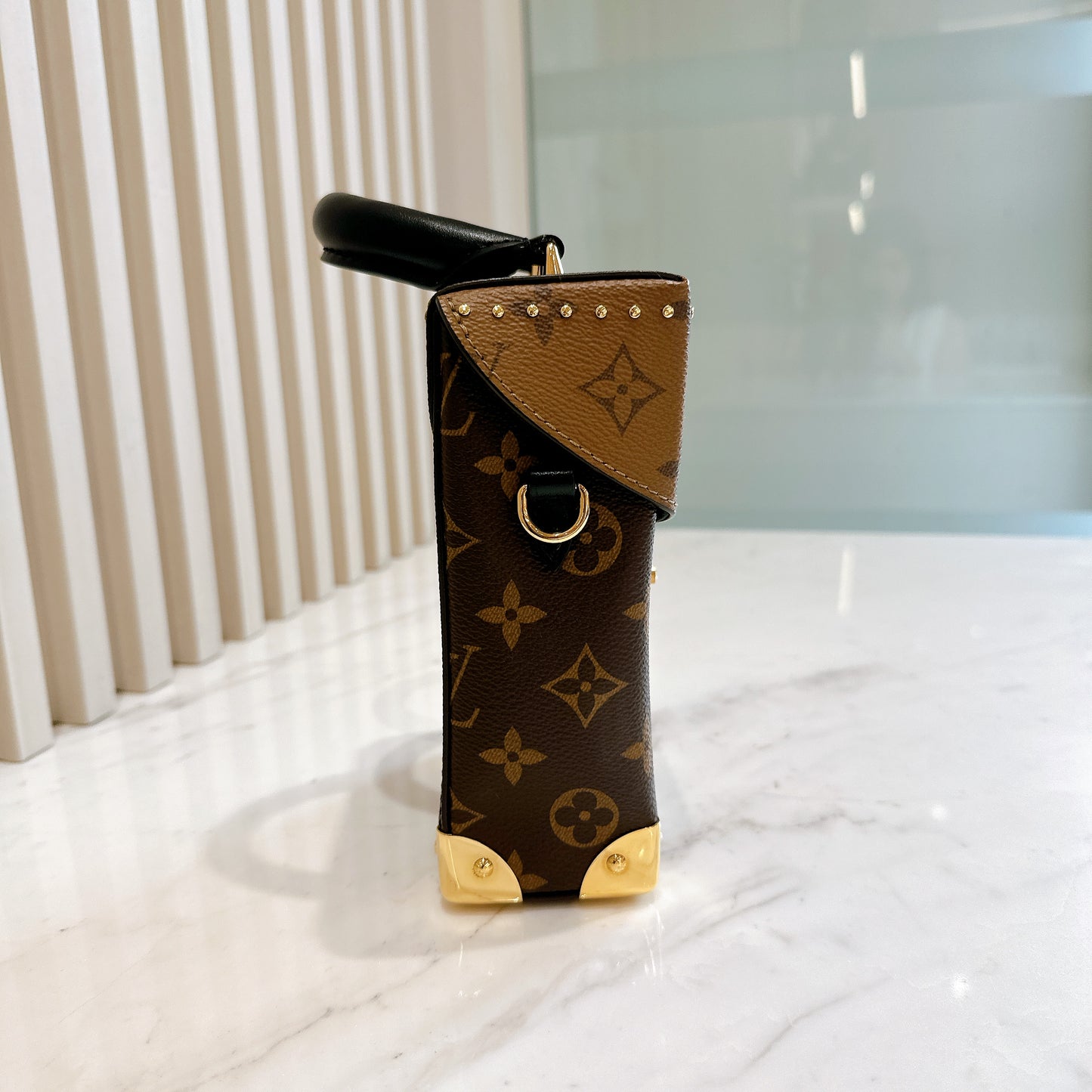 LV Camera Box in Reverse Monogram