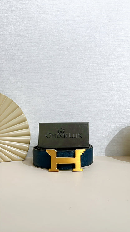 Hermes Reversible Belt with Limited H Buckle 90cm