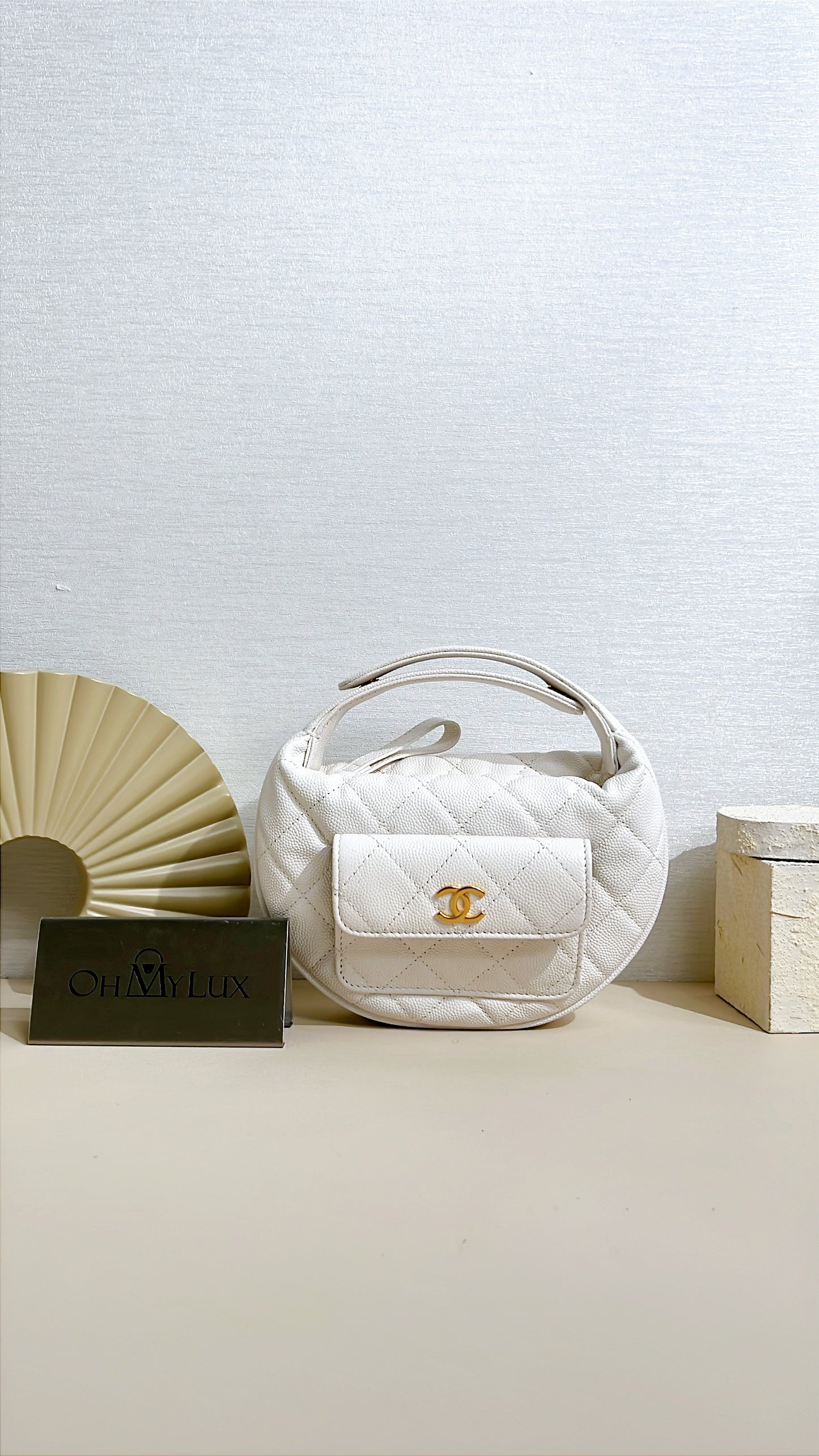 Chanel Caviar Polley Pocket