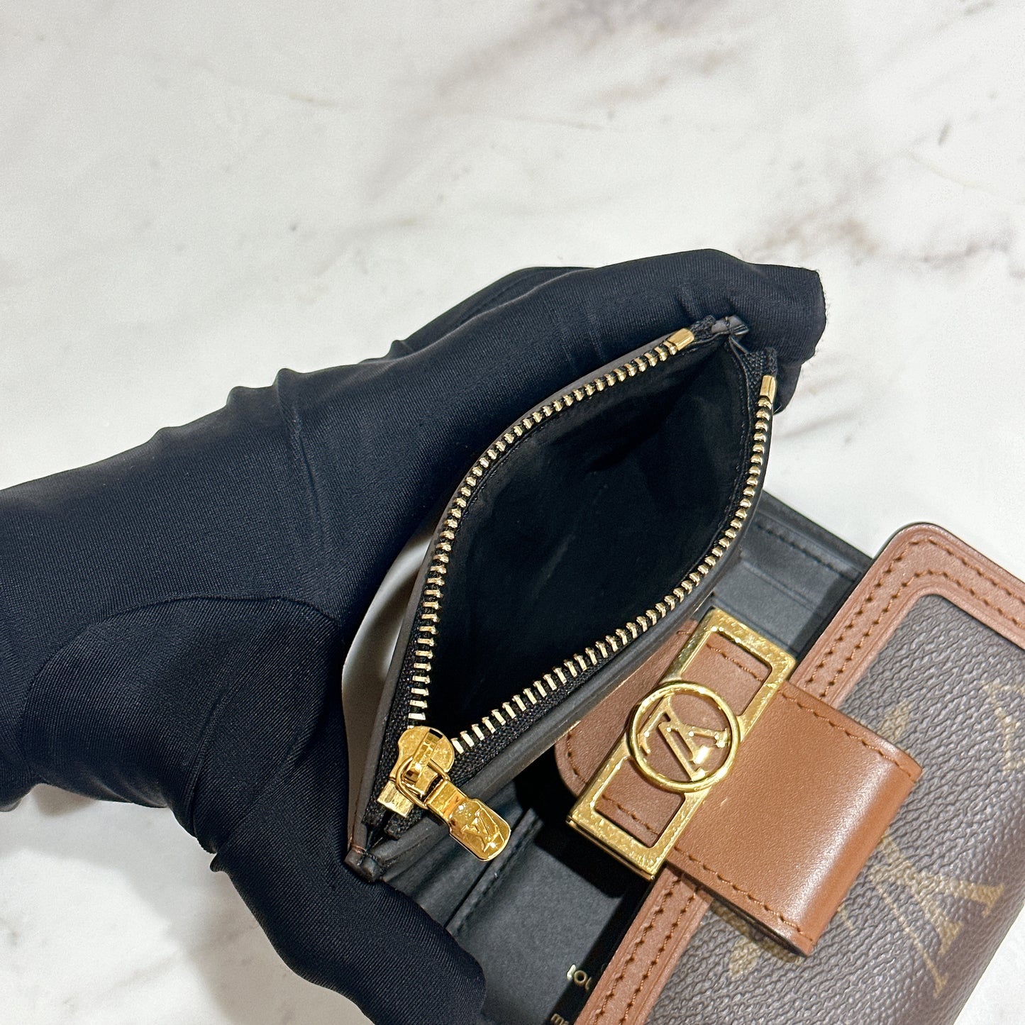 LV Reverse Monogram Dauphine Wallet