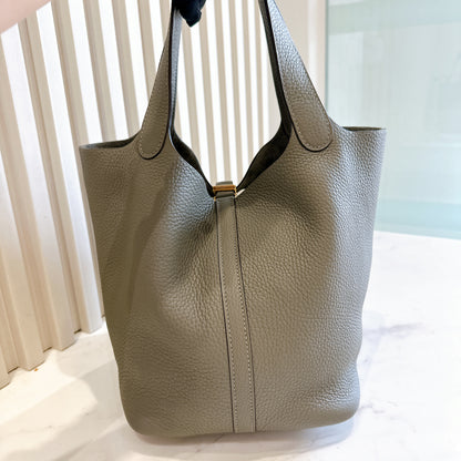 Hermes Picotin 22 in Gris Meyer