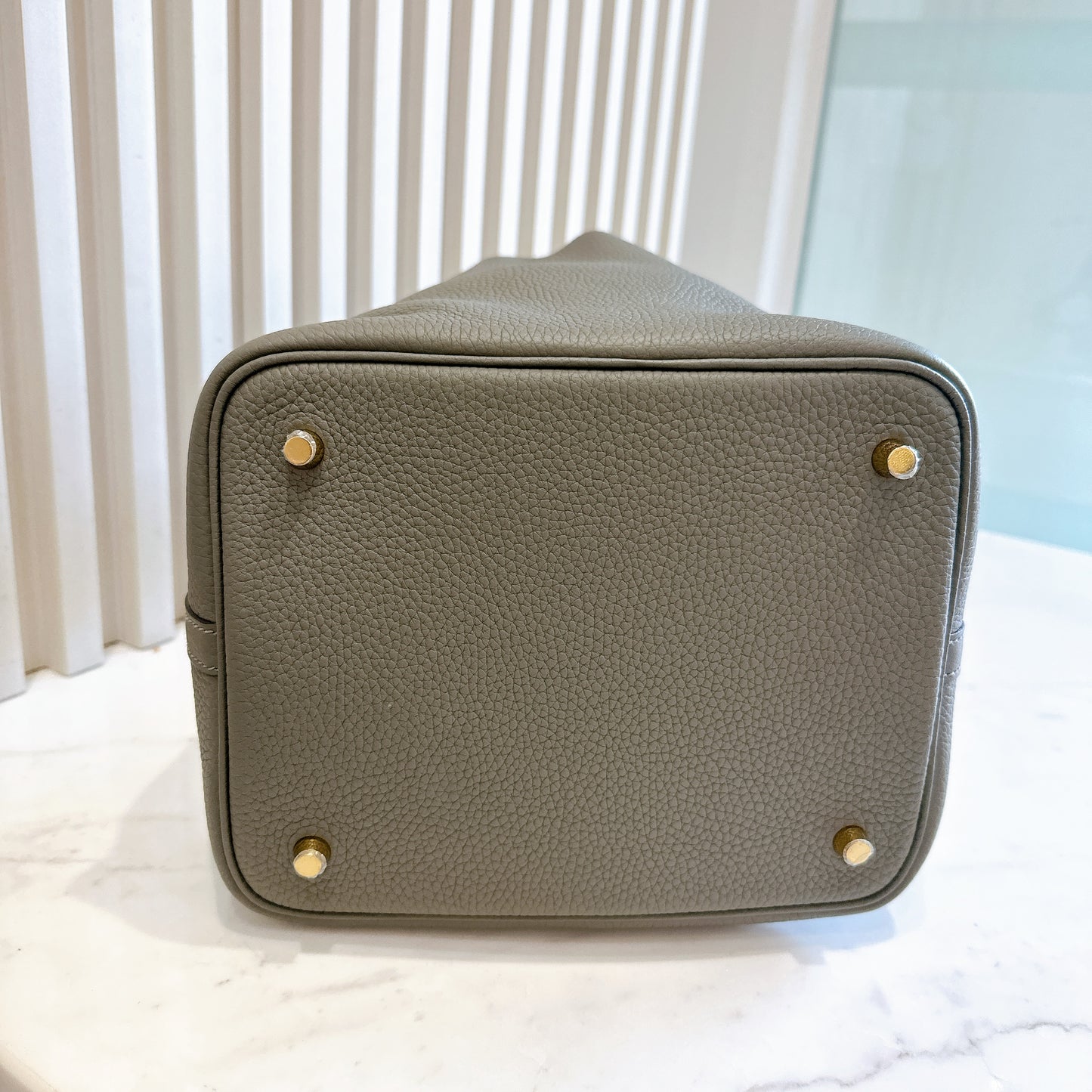 Hermes Picotin 22 in Gris Meyer