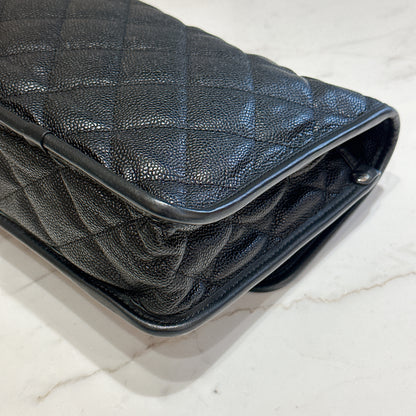 Chanel Quilted Medium French Reviera in Black SHW