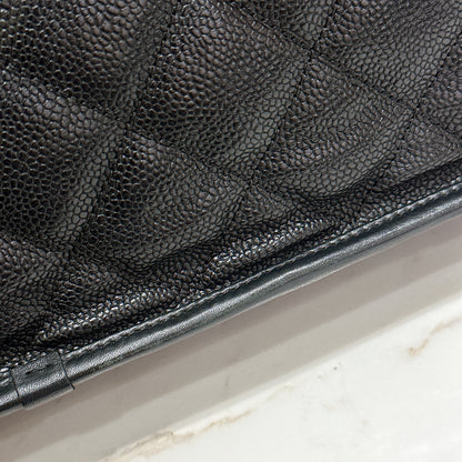 Chanel Quilted Medium French Reviera in Black SHW