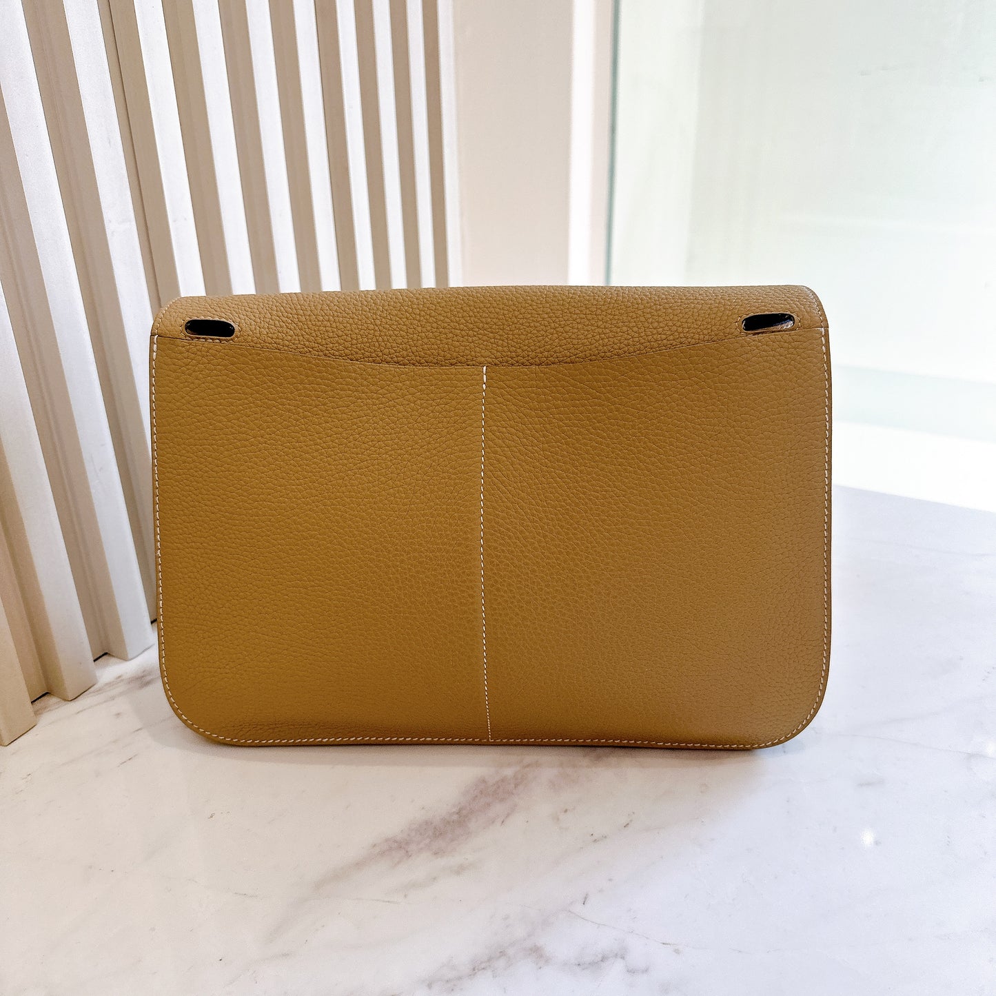 Hermes Halzan Verso 31 in Clemence Leather