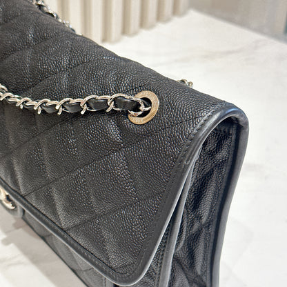Chanel Quilted Medium French Reviera in Black SHW