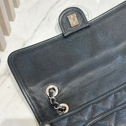 Chanel Quilted Medium French Reviera in Black SHW