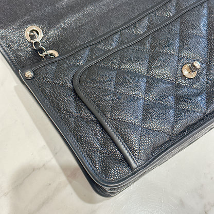 Chanel Quilted Medium French Reviera in Black SHW