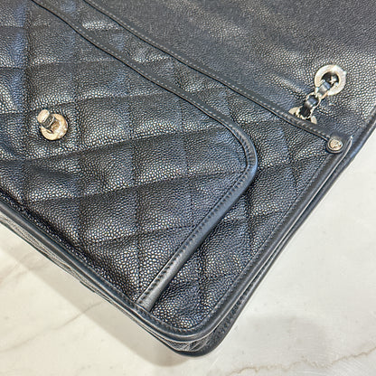 Chanel Quilted Medium French Reviera in Black SHW
