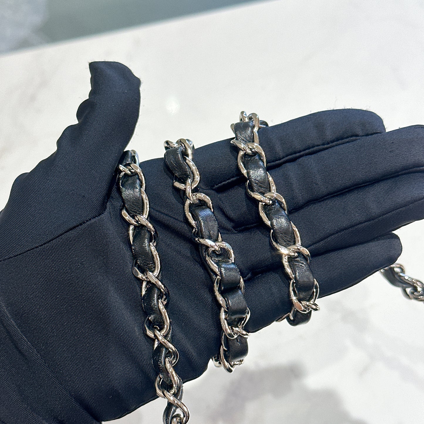 Chanel Quilted Medium French Reviera in Black SHW
