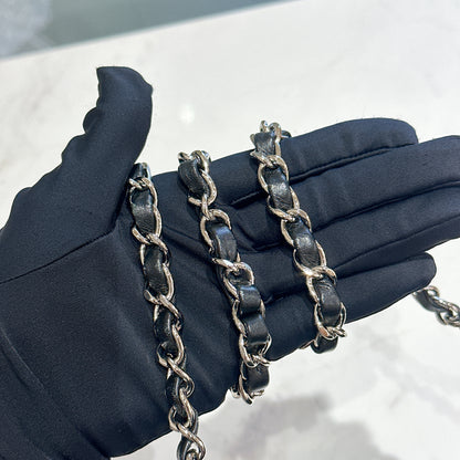 Chanel Quilted Medium French Reviera in Black SHW