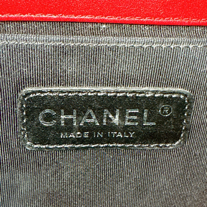 Chanel Boy Patent Calfskin Quilted Medium