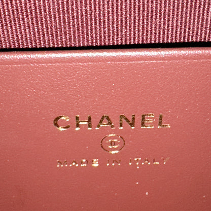 Chanel 25P Bowling Bag in Black Caviar