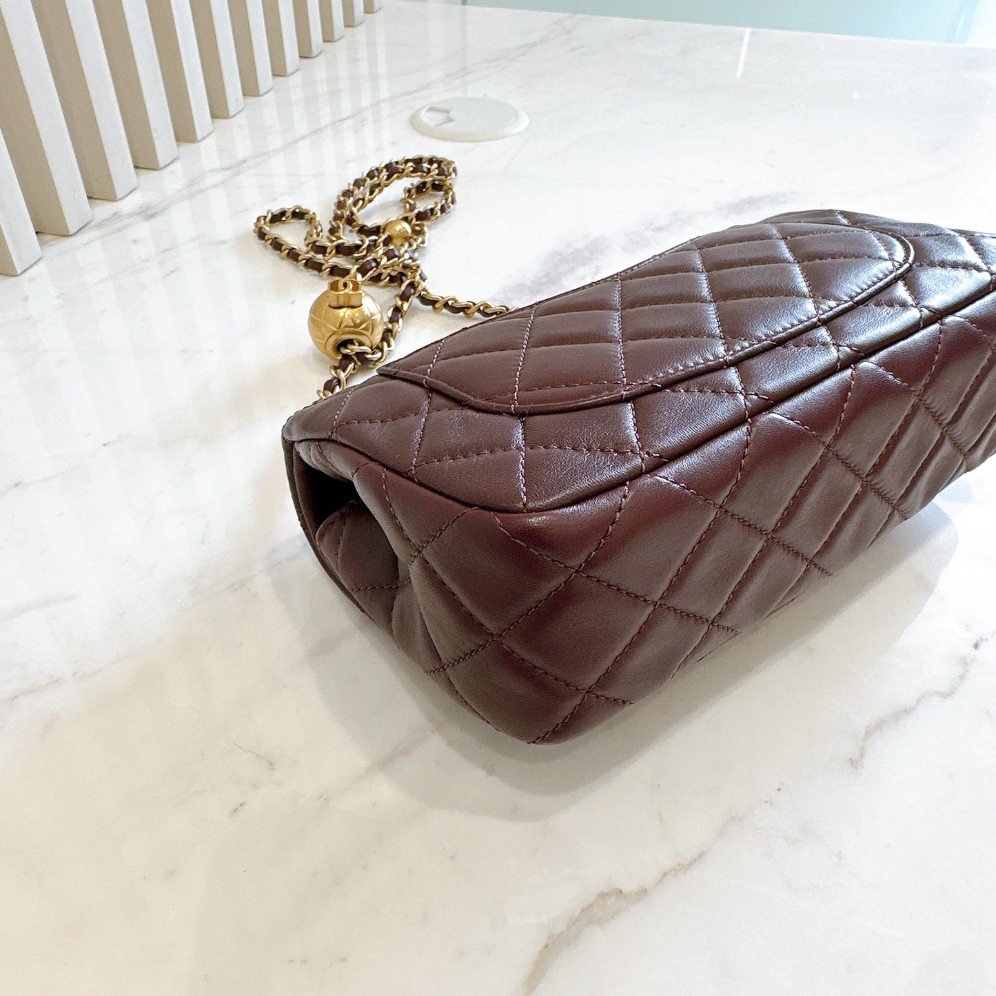 Chanel Classic Mini Rectangular With Pearl Crush
