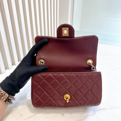 Chanel Classic Mini Rectangular With Pearl Crush