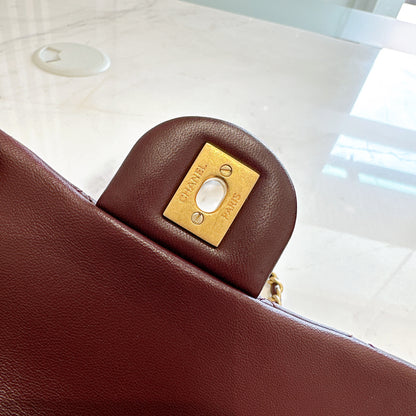 Chanel Classic Mini Rectangular With Pearl Crush