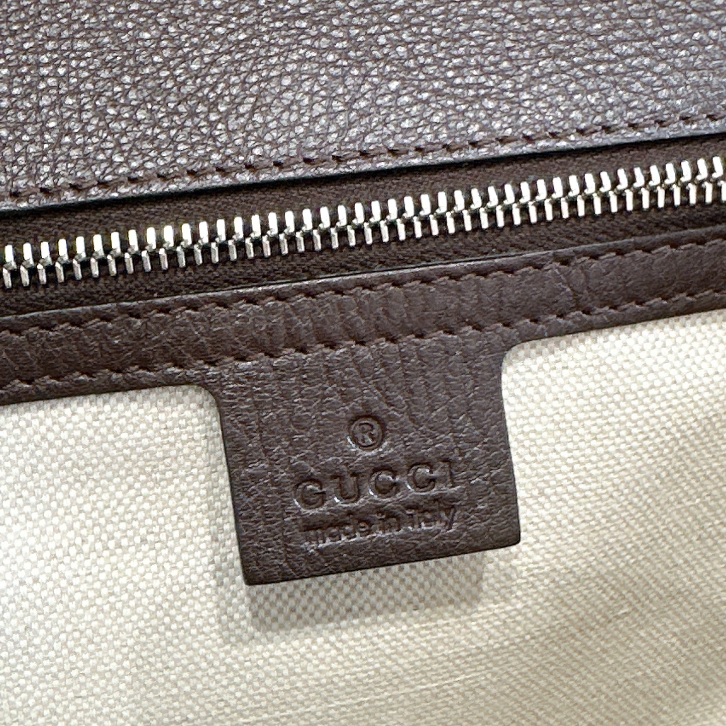 Gucci Monogram Bamboo Top Handle Bag