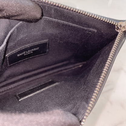 YSL Monogram Bill Pouch in Smooth Calfskin