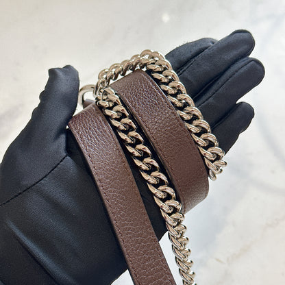 Gucci Monogram Bamboo Top Handle Bag