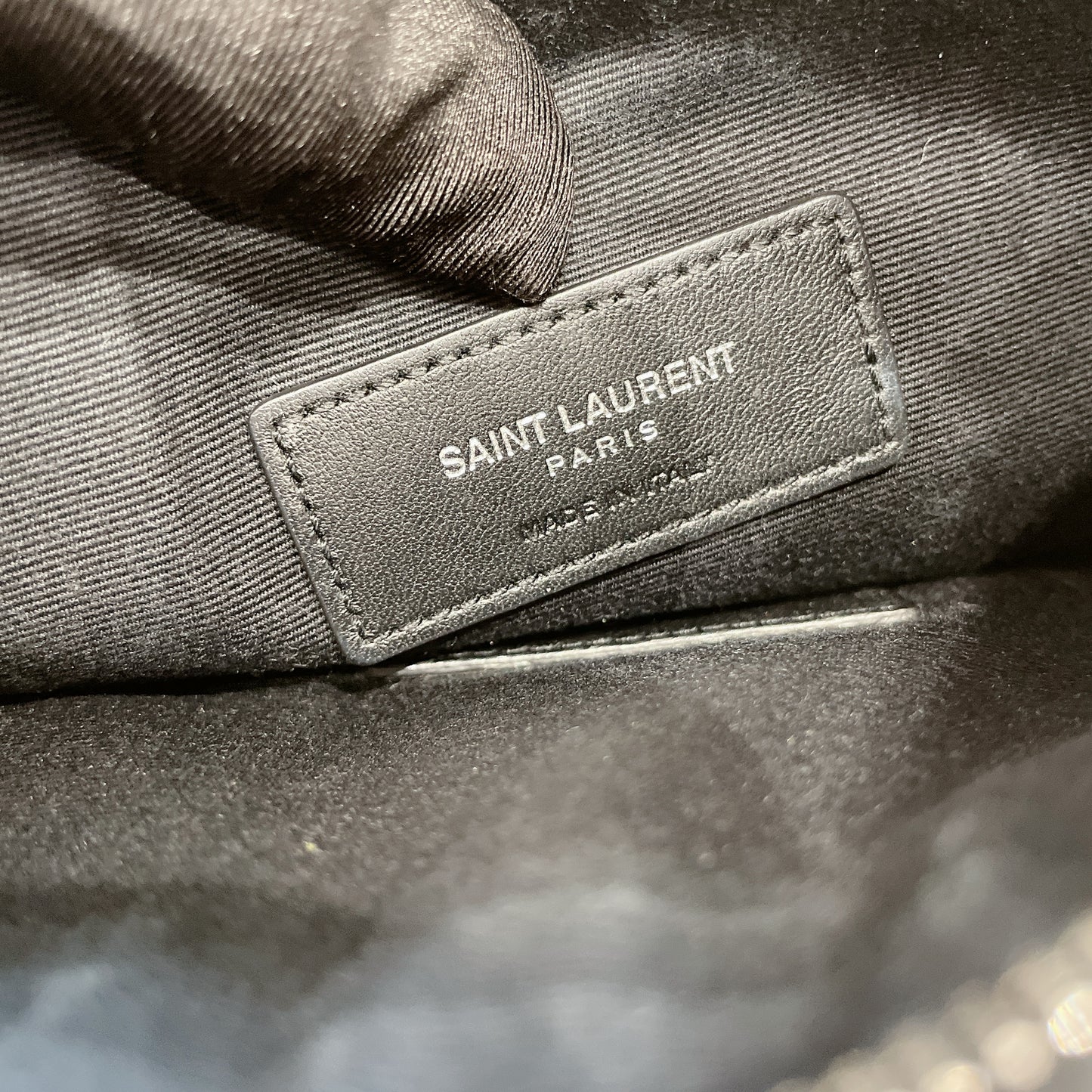 YSL Monogram Bill Pouch in Smooth Calfskin