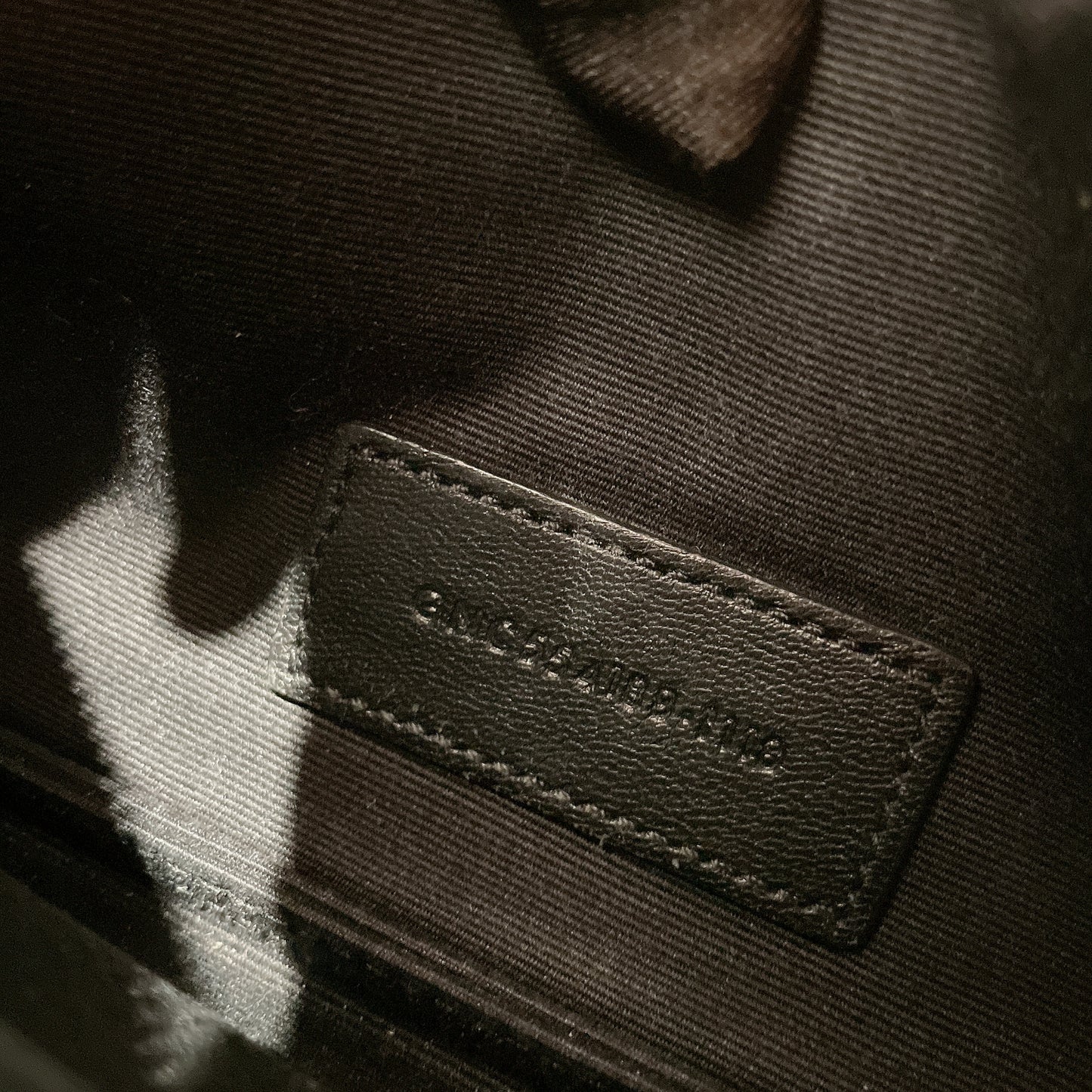 YSL Monogram Bill Pouch in Smooth Calfskin