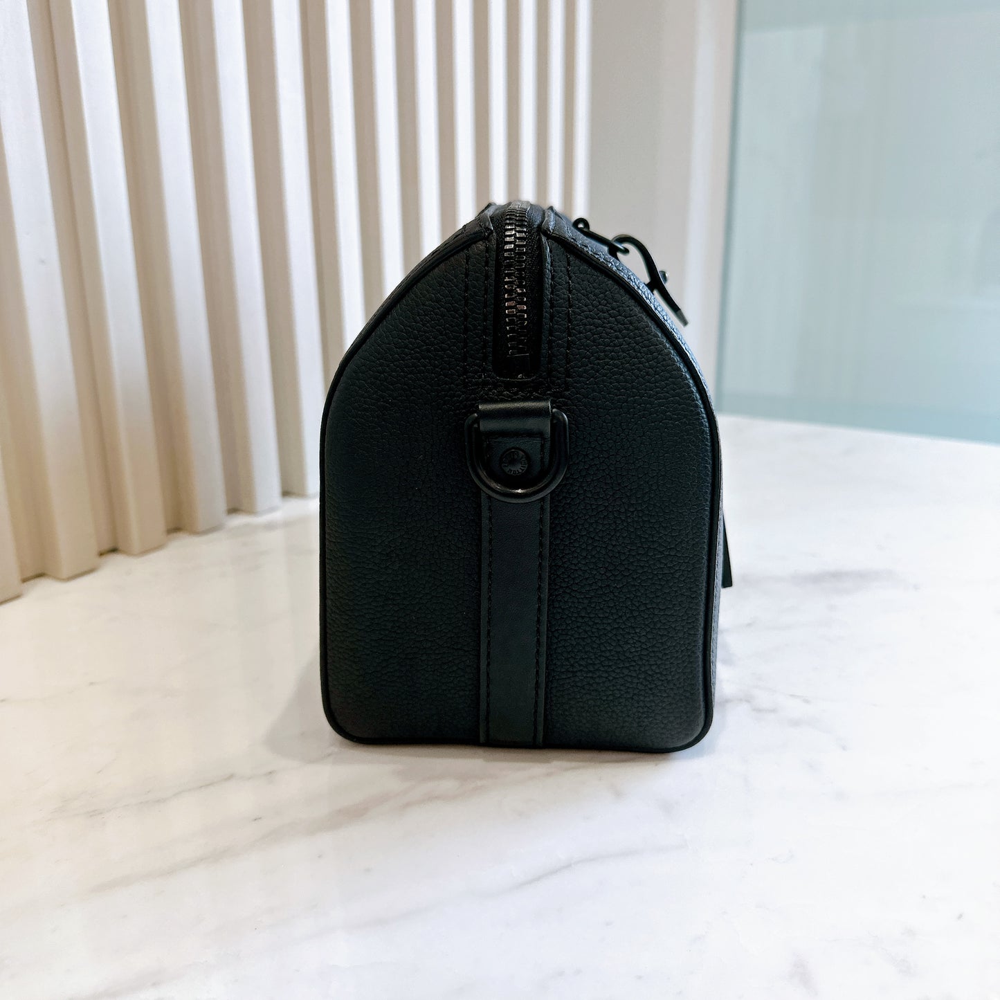LV City Keepall in Black Aerogram