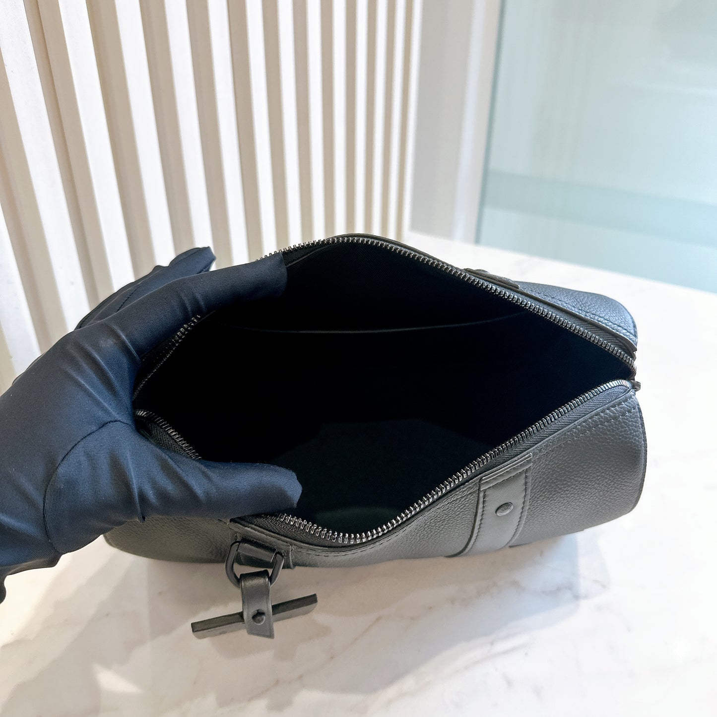LV City Keepall in Black Aerogram