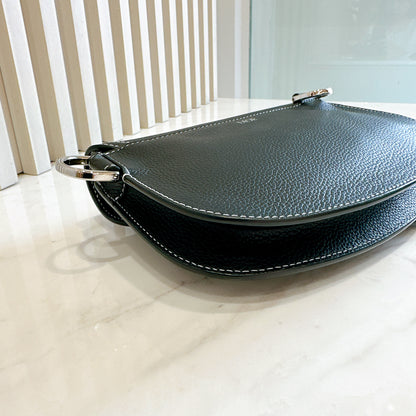 Dior Saddle Messenger Bag in Black Calfskin