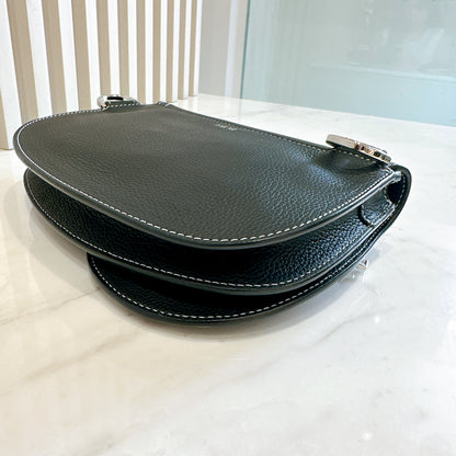 Dior Saddle Messenger Bag in Black Calfskin