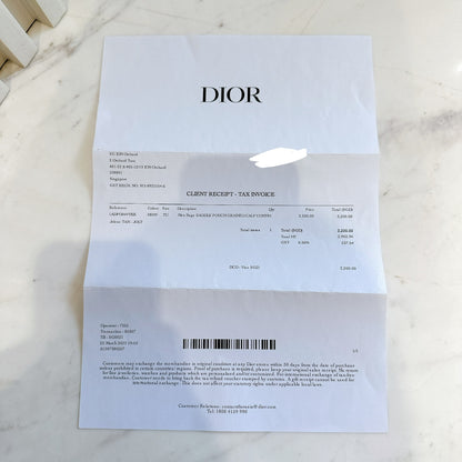 Dior Saddle Messenger Bag in Black Calfskin