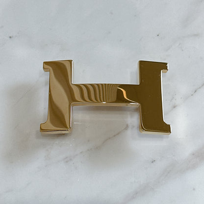 Hermes Reversible Belt Noir and Orange