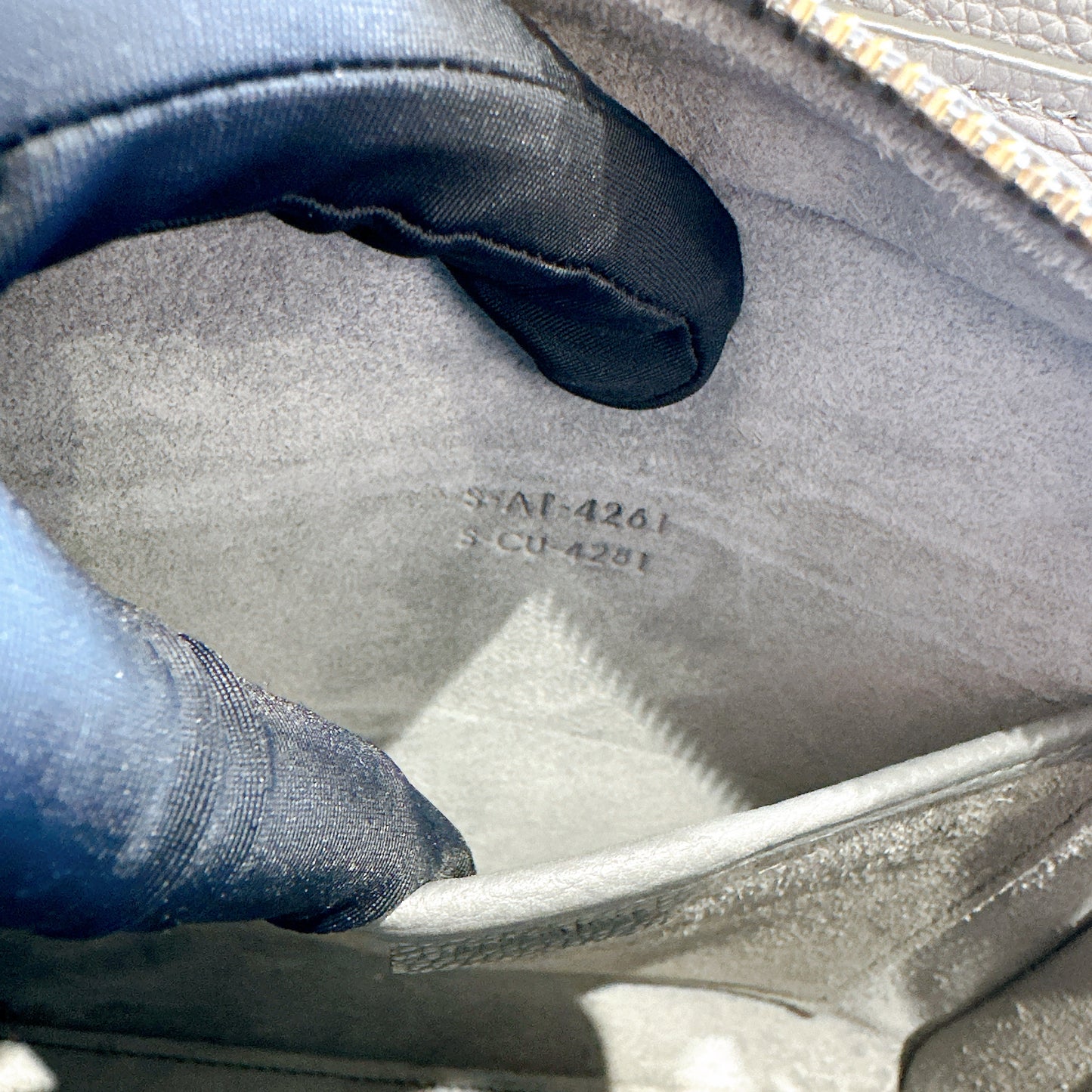 Celine Nano Luggage in Grey