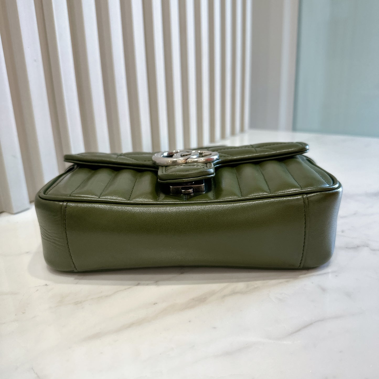 Gucci Marmont Mini In Army Green