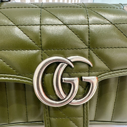 Gucci Marmont Mini In Army Green