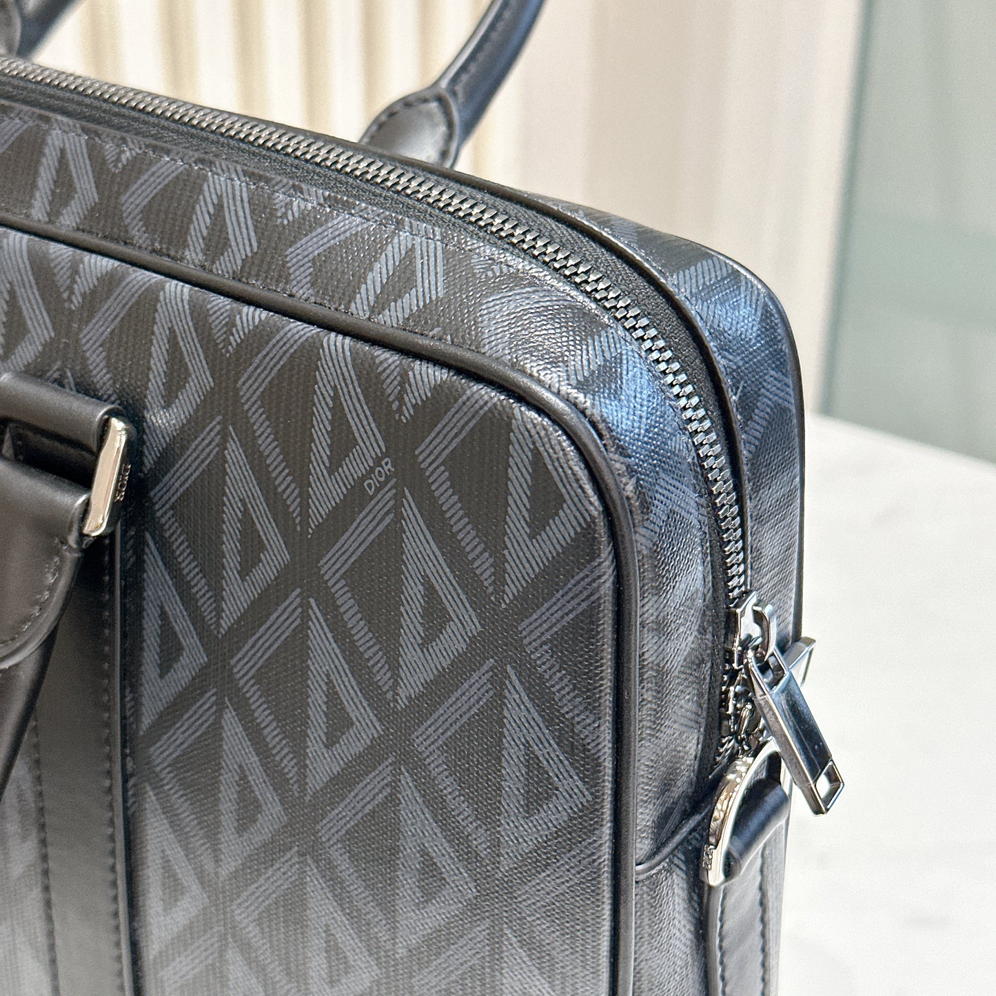 Dior CD Diamond Briefcase