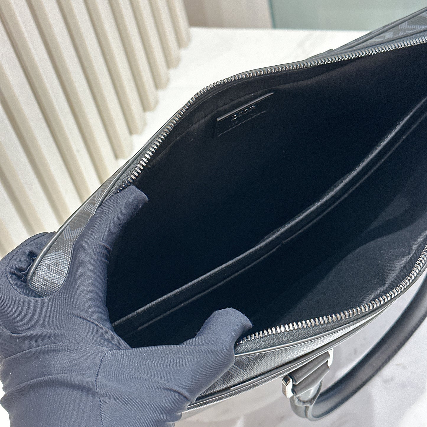 Dior CD Diamond Briefcase