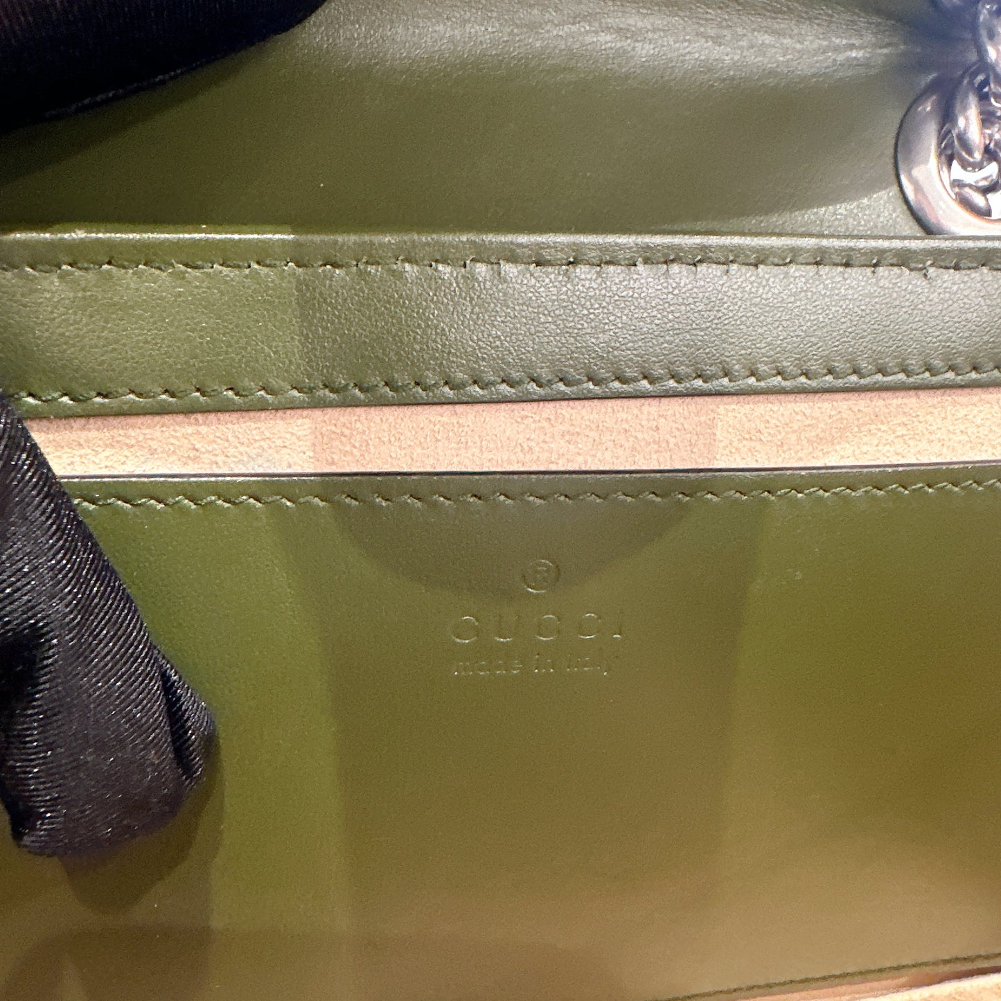 Gucci Marmont Mini In Army Green