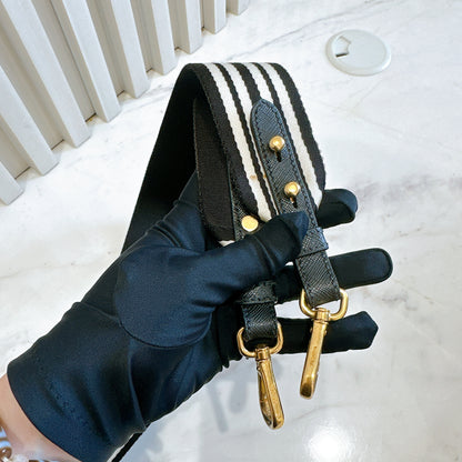 Prada Canapa Tote Small in Black