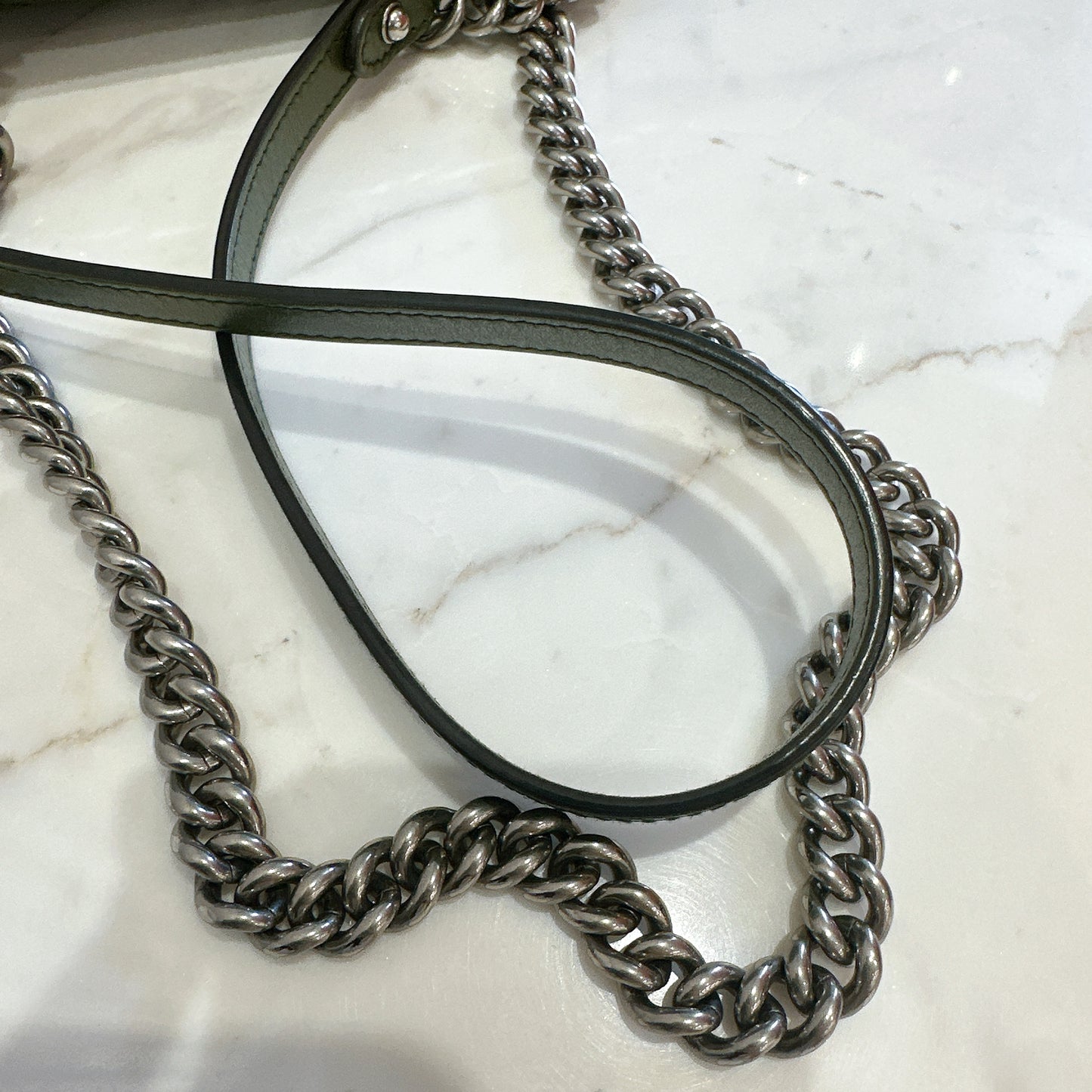 Gucci Marmont Mini In Army Green